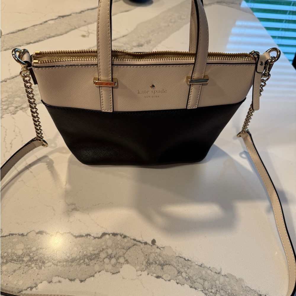 Kate Spade Harmony Crossbody Cedar Street Black/Ivory Pebble - Picture 3 of 14